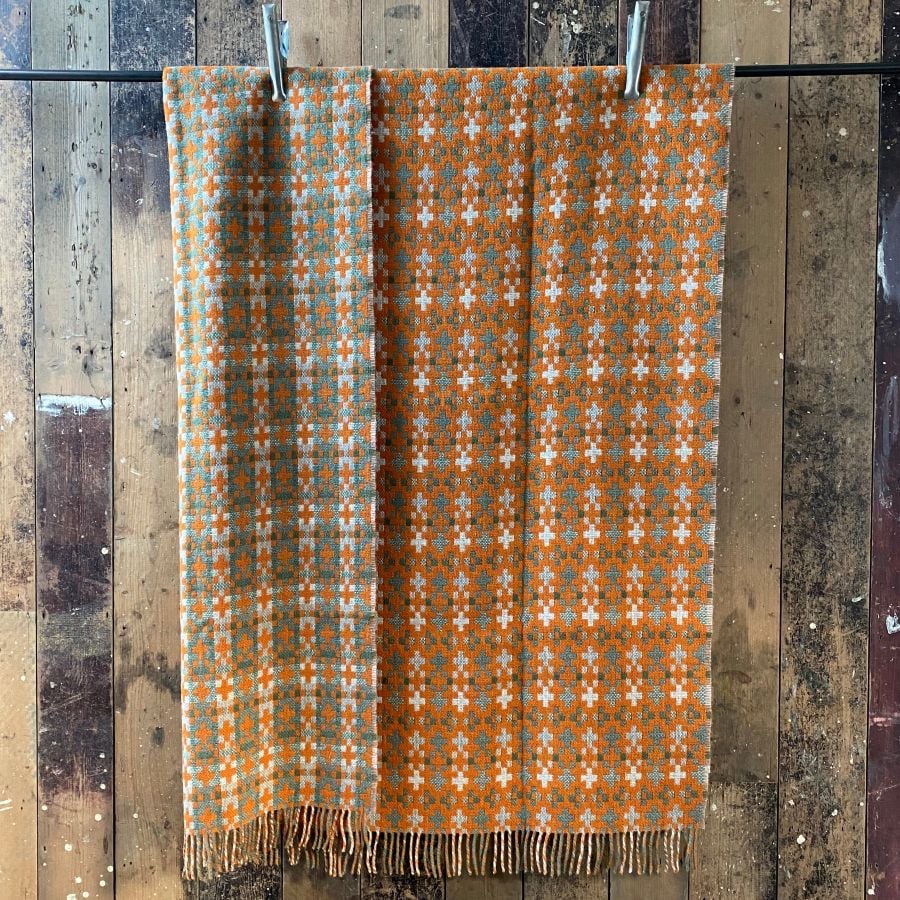 Eshton Blanket - Clementine Orange