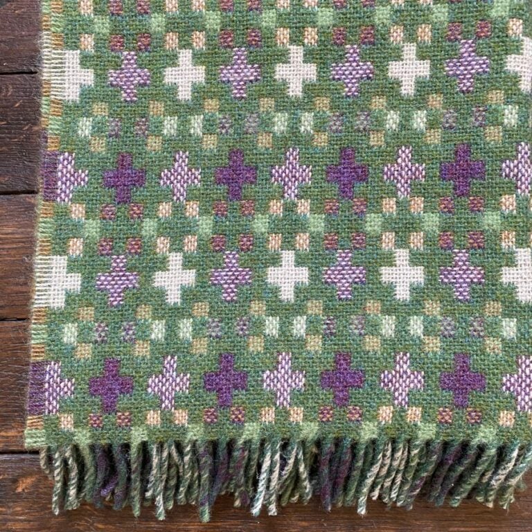 Eshton Blanket - Heather Green
