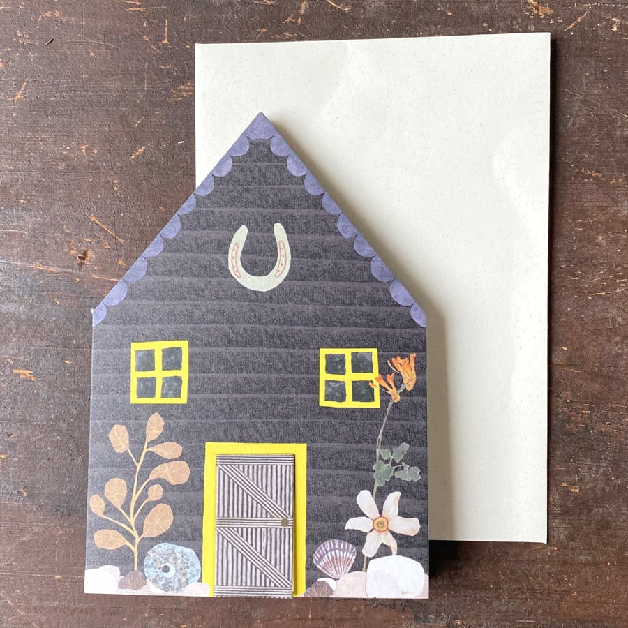 Fisherman's Huts Concertina Card