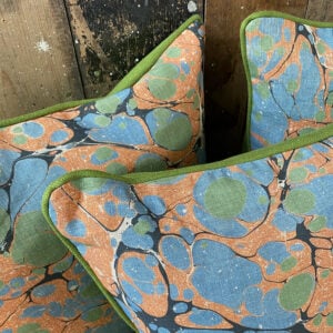 Folio 2 Linen Cushion - Green - Image 2