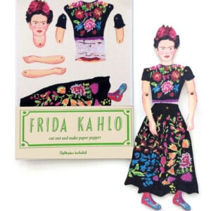 Frida Kahlo - Cut out & make paper puppet