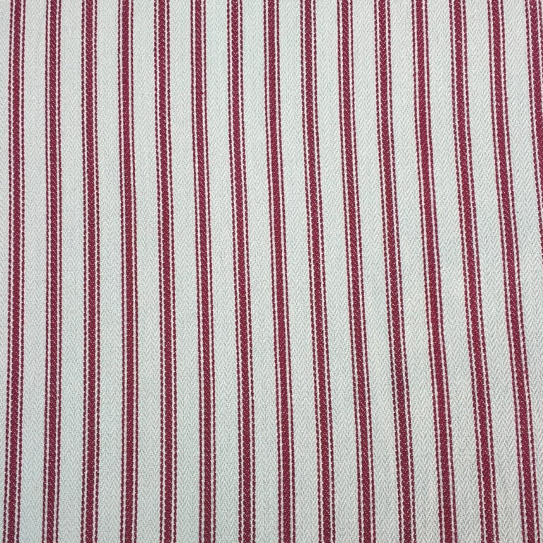 Hampton Ticking - Ruby - Image 2