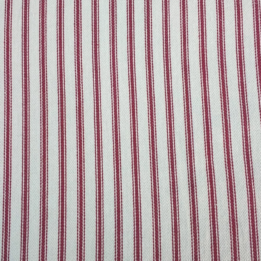 Hampton Ticking - Ruby
