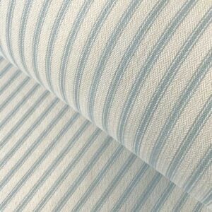Hampton Ticking - Seagreen and Ivory - Image 5