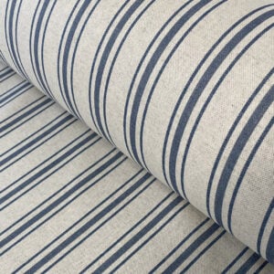 Extra Wide Blue Stripe Fabric