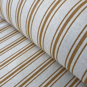 A mustard striped Extra Wide Fabric