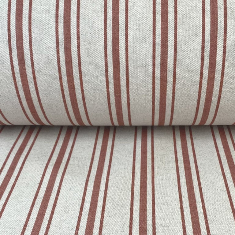Red Striped Fabric