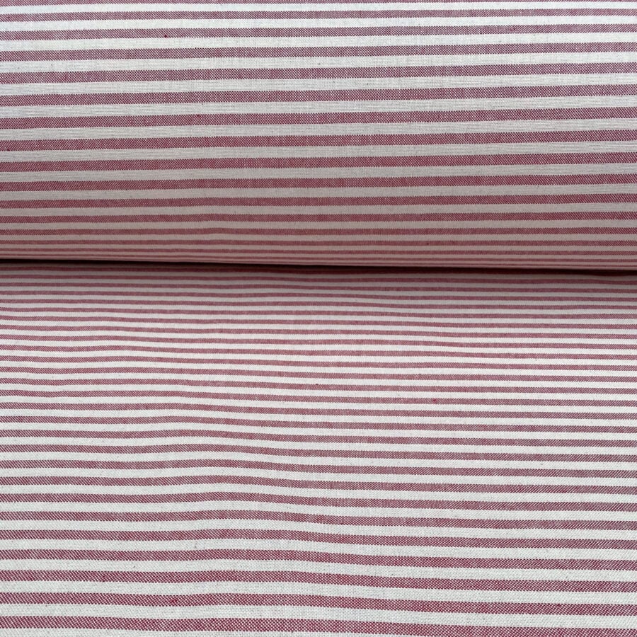 Extra Wide Coast Stripe 2 - Peony
