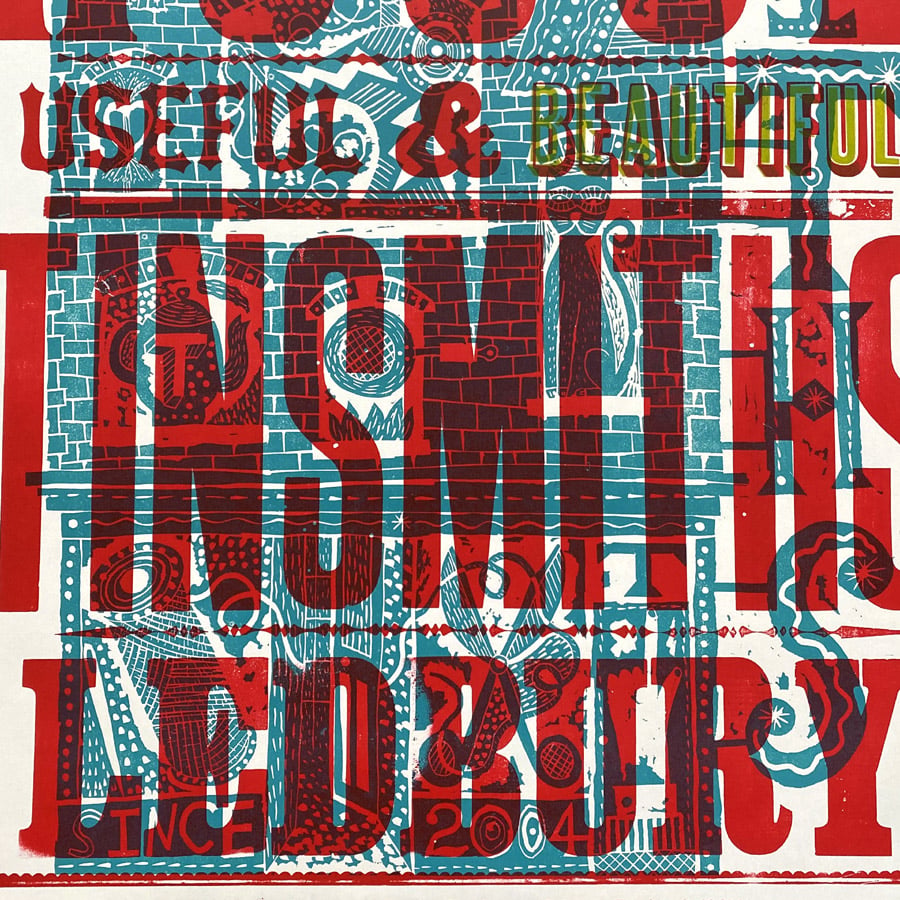 Our House Letterpress Poster - Jonny Hannah