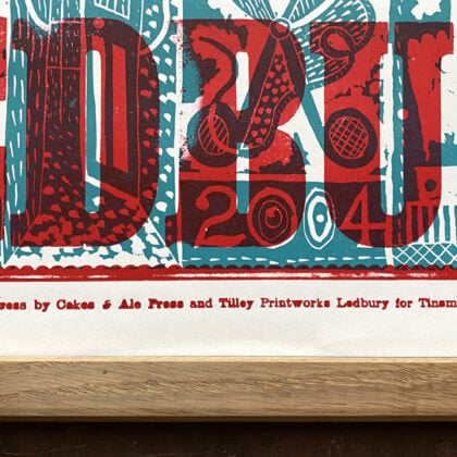 Our House Letterpress Poster - Jonny Hannah - Image 4
