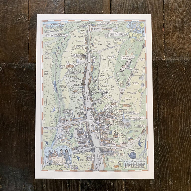 The Town of Ledbury Print by Katy Alston - Image 3
