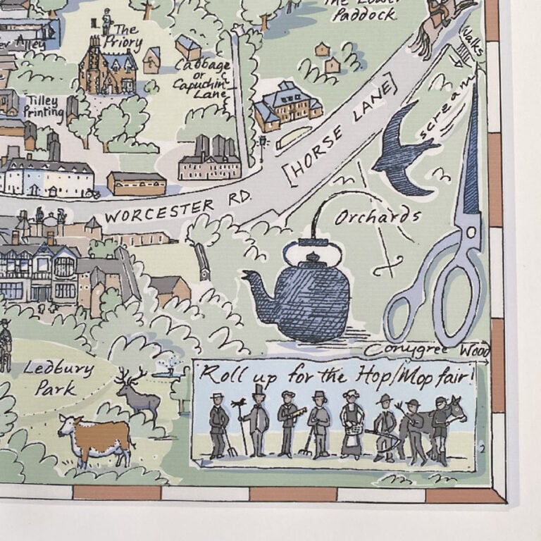 The Town of Ledbury Print by Katy Alston - Image 4
