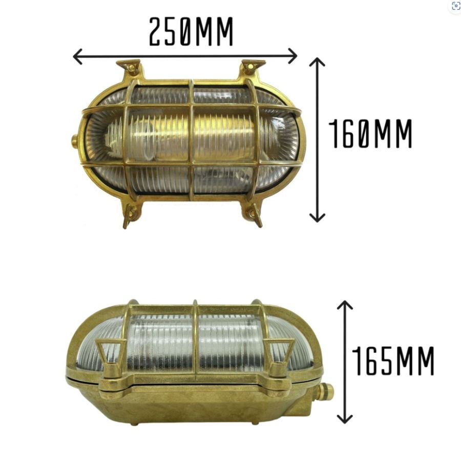 Standard Brass Bulkhead - Large