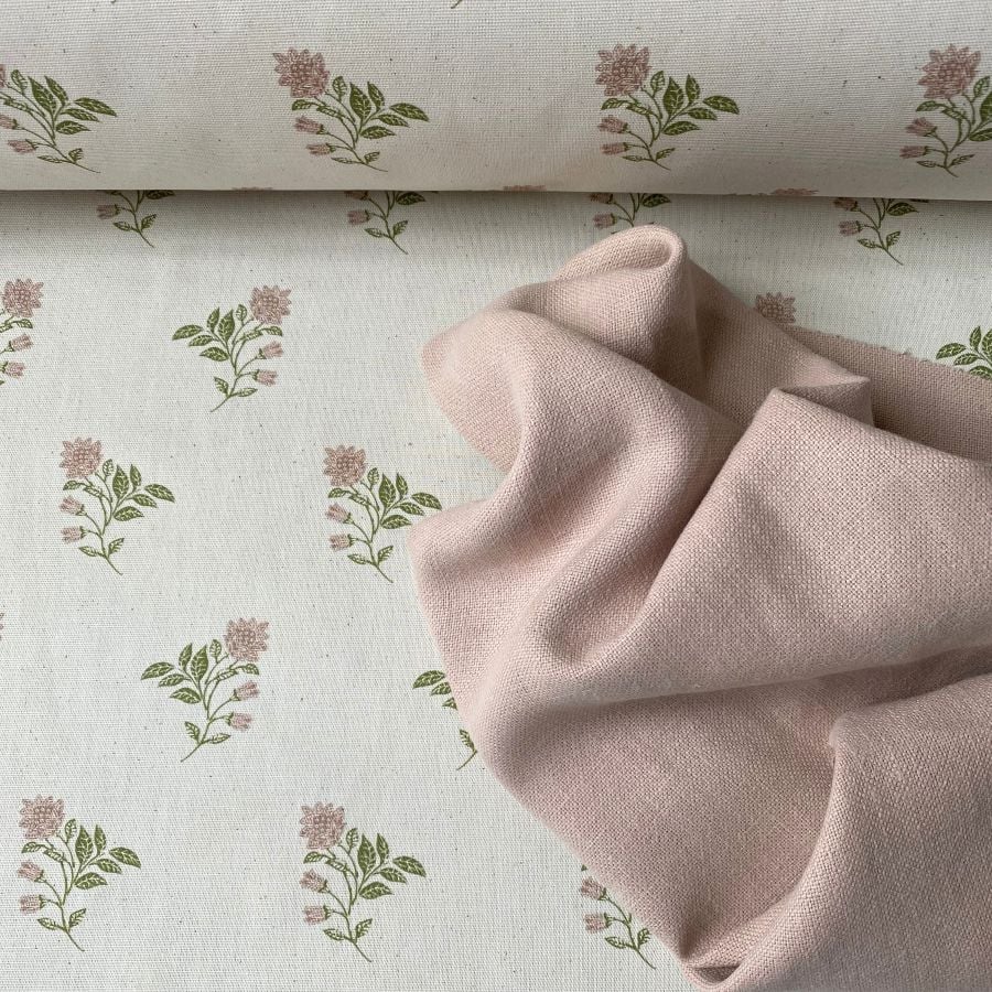 Linen Lavenham - Calamine