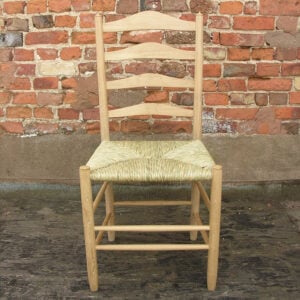 Clissett-style Ladderback Dining Chair Set (LCC) in Oak - Image 2