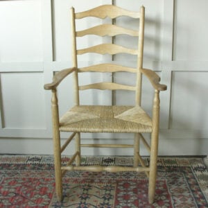Clissett-style Ladderback Dining Chair Set (Russell) in Oak
