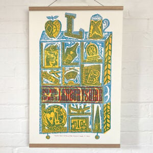 Ledburyshire Letterpress Poster - Jonny Hannah - Image 1