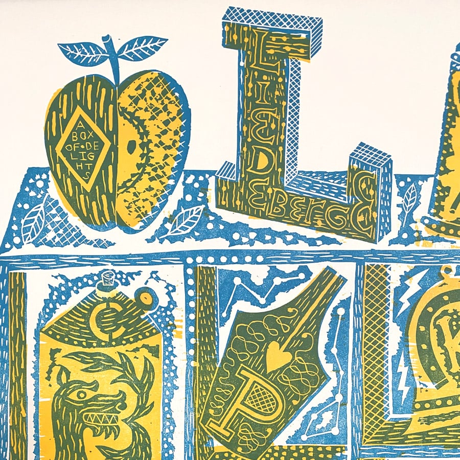 Ledburyshire Letterpress Poster - Jonny Hannah