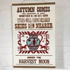 Marion Elliott Letterpress poster