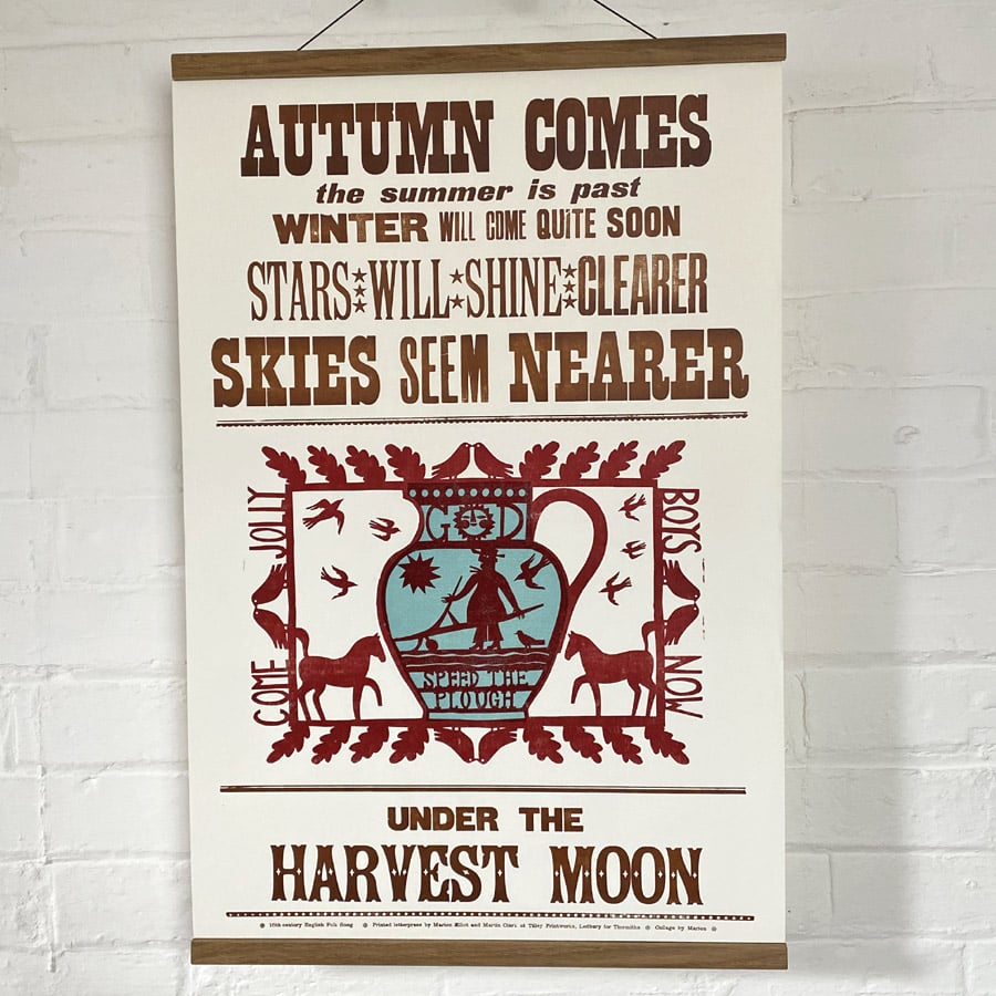 Marion Elliott Letterpress poster