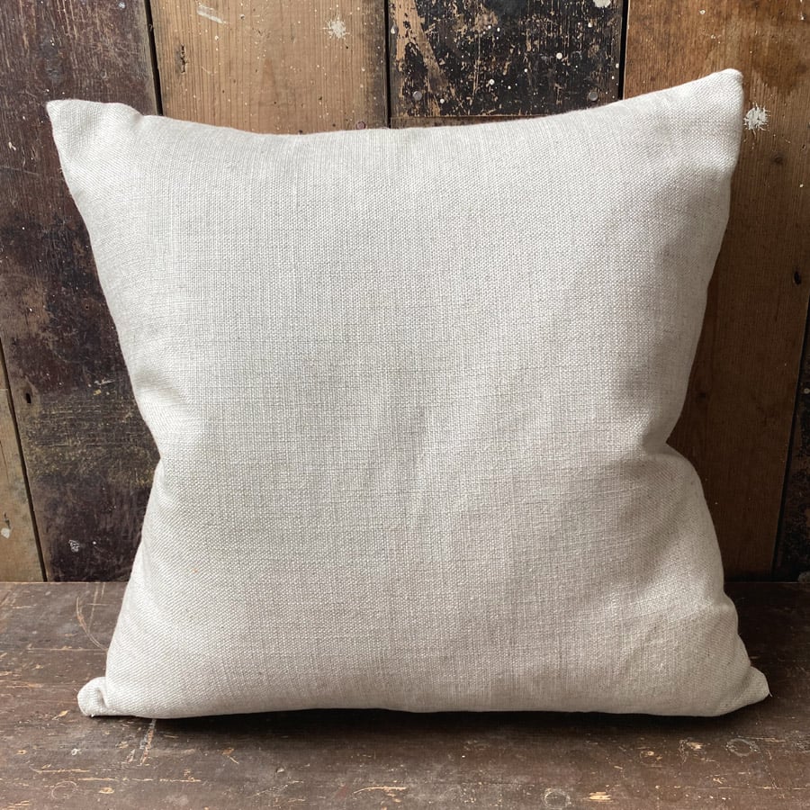 Bird Garden Cushion - Cherry Red