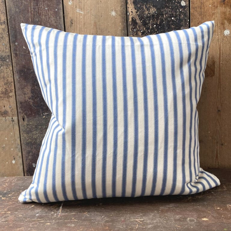 Squirrel and Sunflower Cushion - Indigo - Image 3