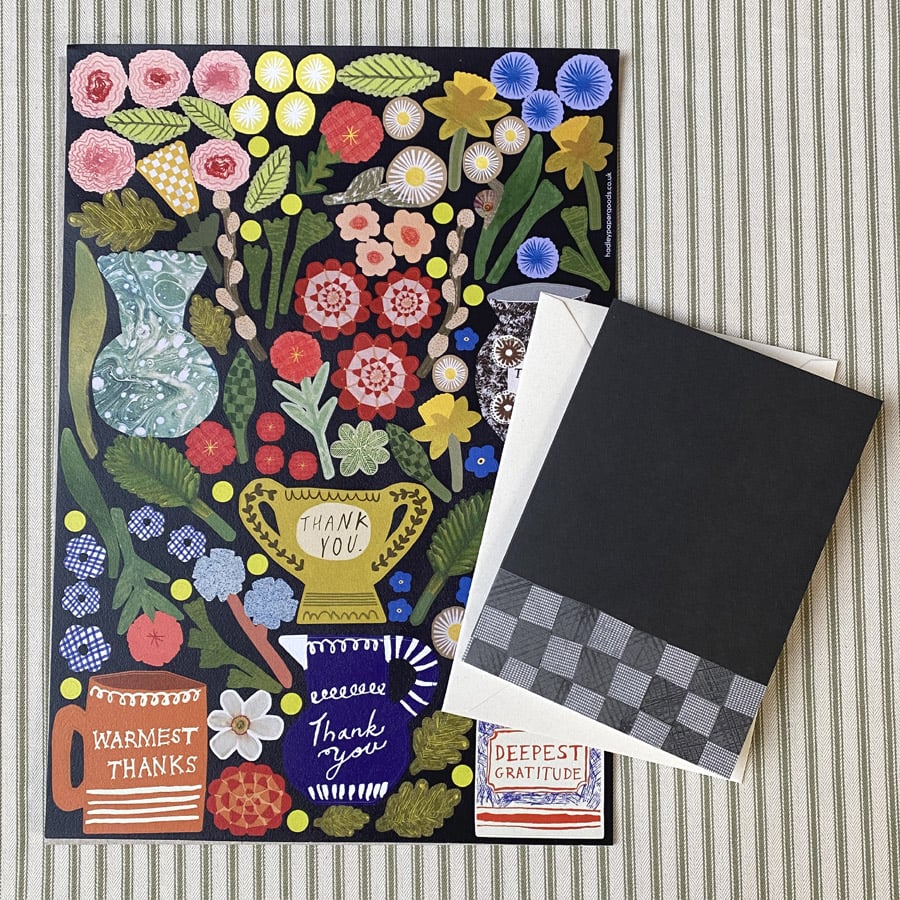 Make Your Own Thank You Cards - Floral Set