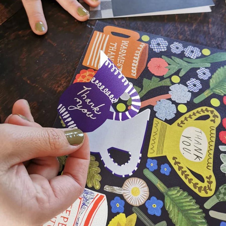Make Your Own Thank You Cards - Floral Set