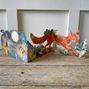 Mark Hearld Fold out Card - Fox - Image 1