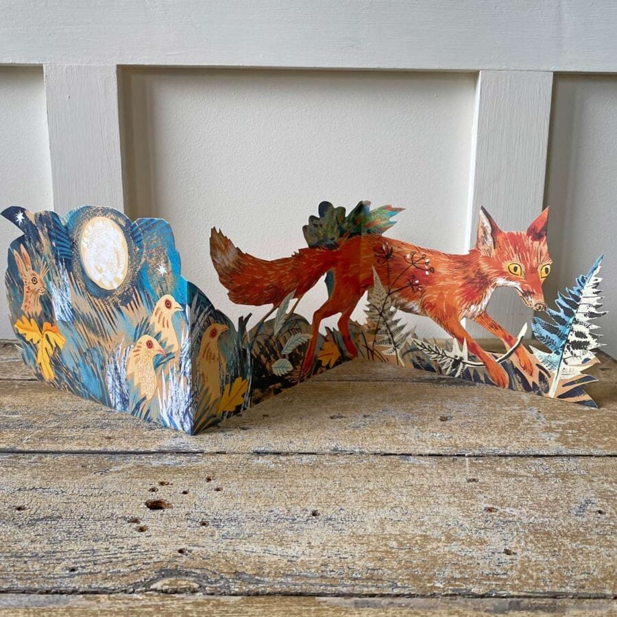 Mark Hearld Fold out Card - Fox