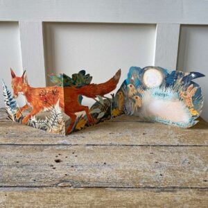 Mark Hearld Fold out Card - Fox - Image 2