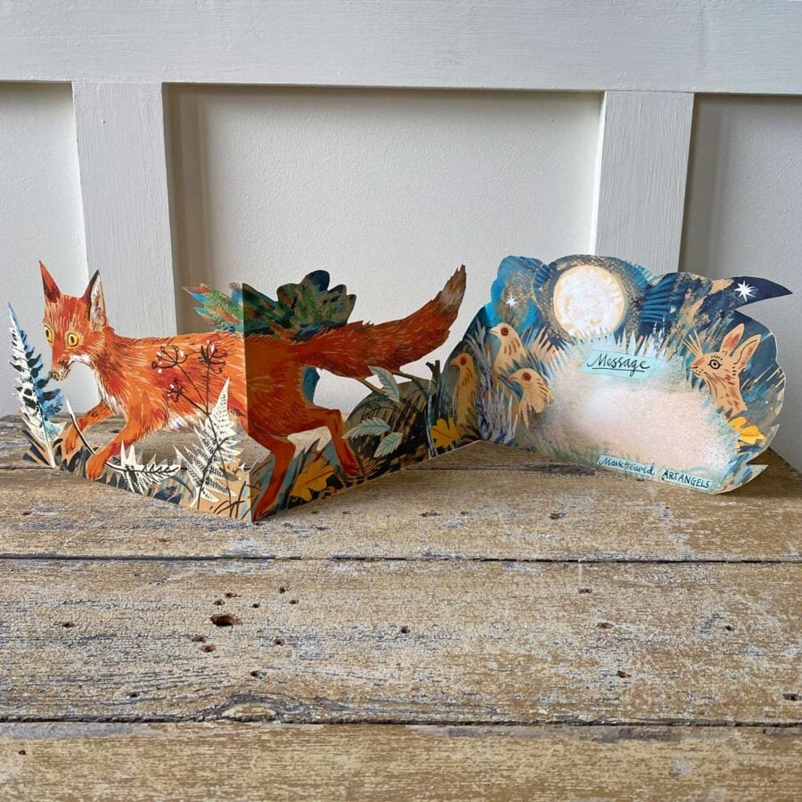 Mark Hearld Fold out Card - Fox