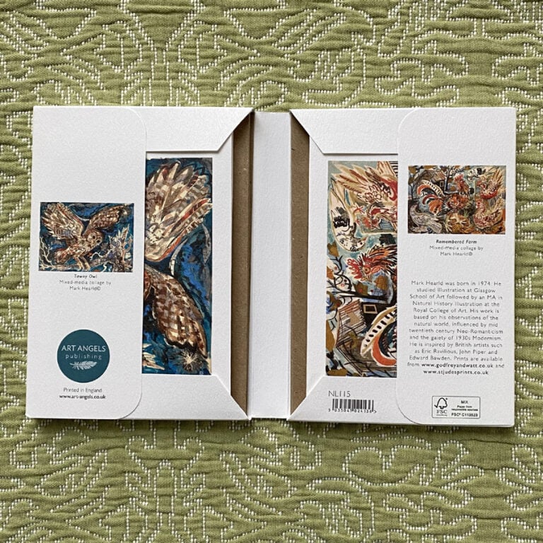 Mark Hearld Notecards - Owl and Hen - Image 3