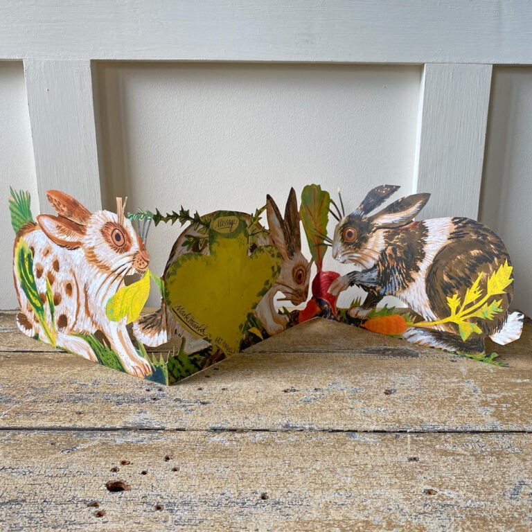 Mark Hearld Fold out Card - Rabbits - Image 4