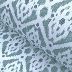 extra wide ikat slate green