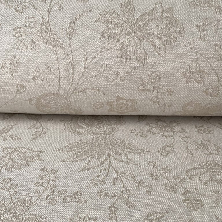 Extra Wide Oilcloth - Medlar Jacquard Natural - Image 3