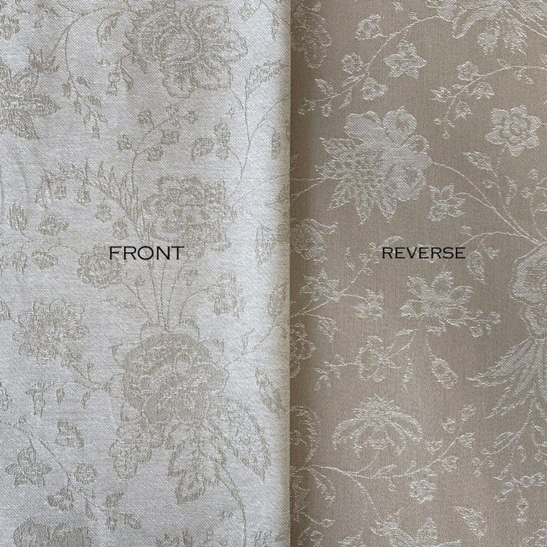 Extra Wide Oilcloth - Medlar Jacquard Natural - Image 4