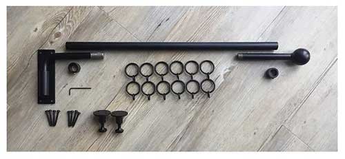 Metal Portiere Rod Set