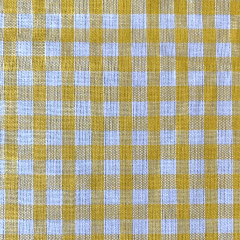 Narrow Vichy Check Gingham - Sunshine Yellow - Image 2