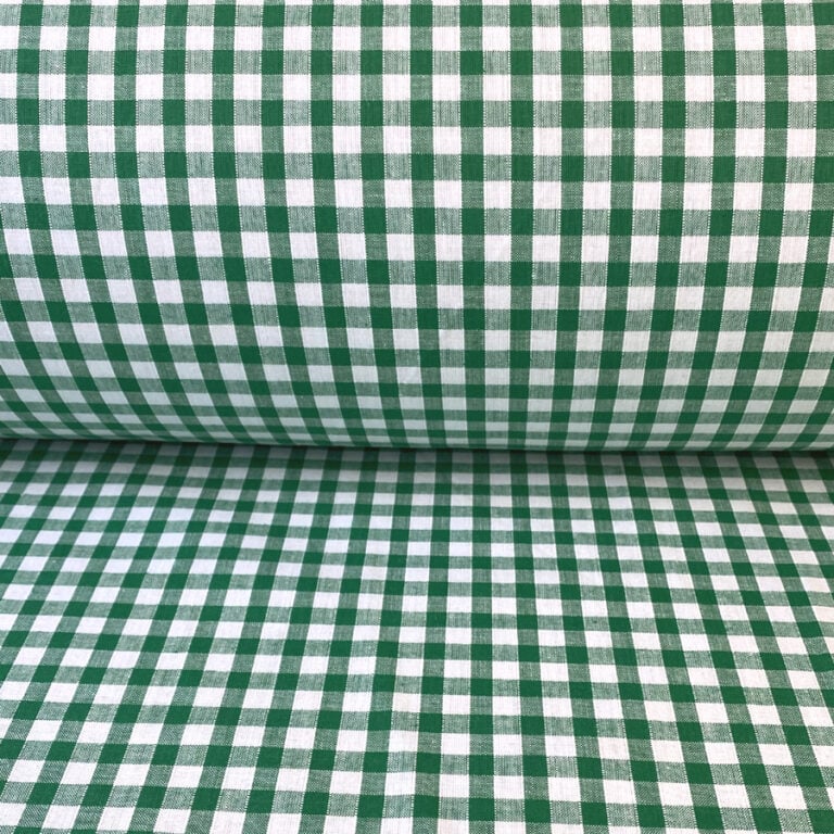 Narrow Vichy Check Gingham - Emerald Green - Image 3