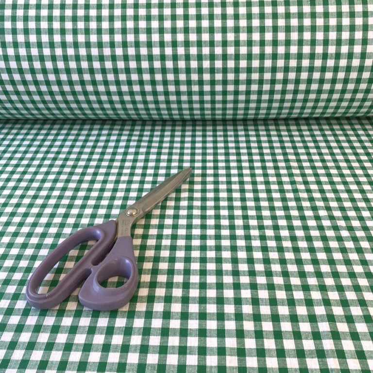 Narrow Vichy Check Gingham - Emerald Green - Image 4