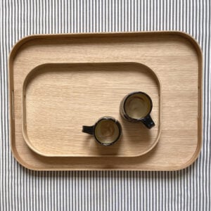 Rectangular Natural Oak Tray - Image 1