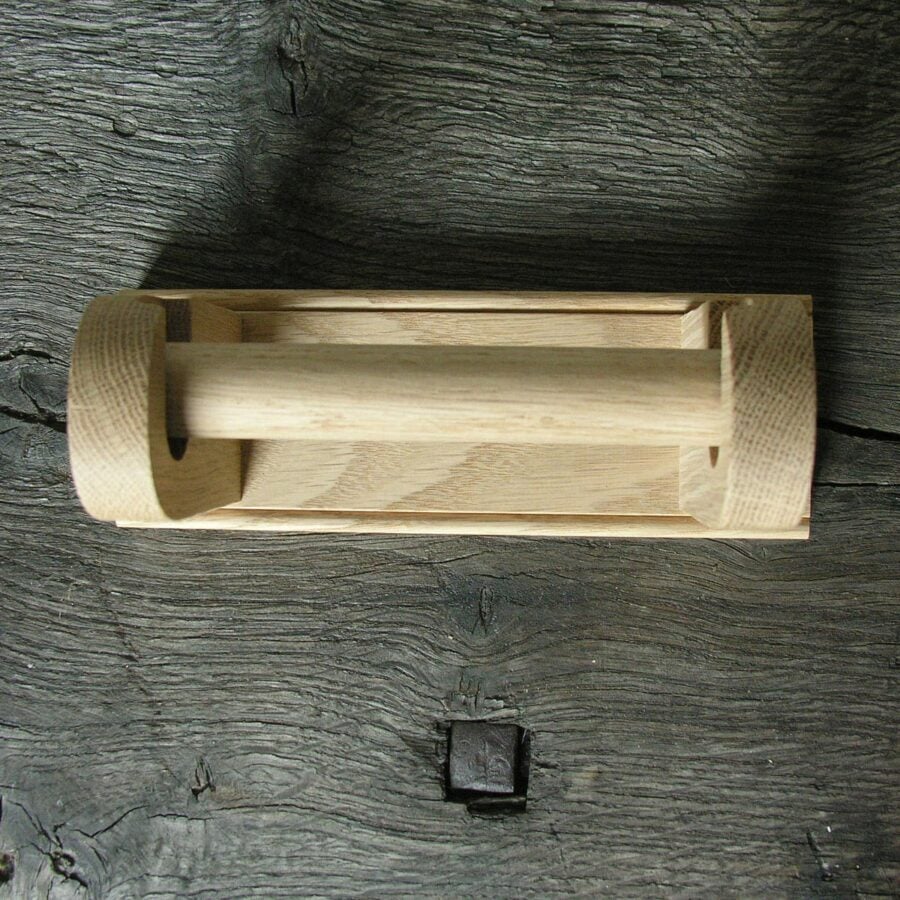 Oak Loo Roll Holder
