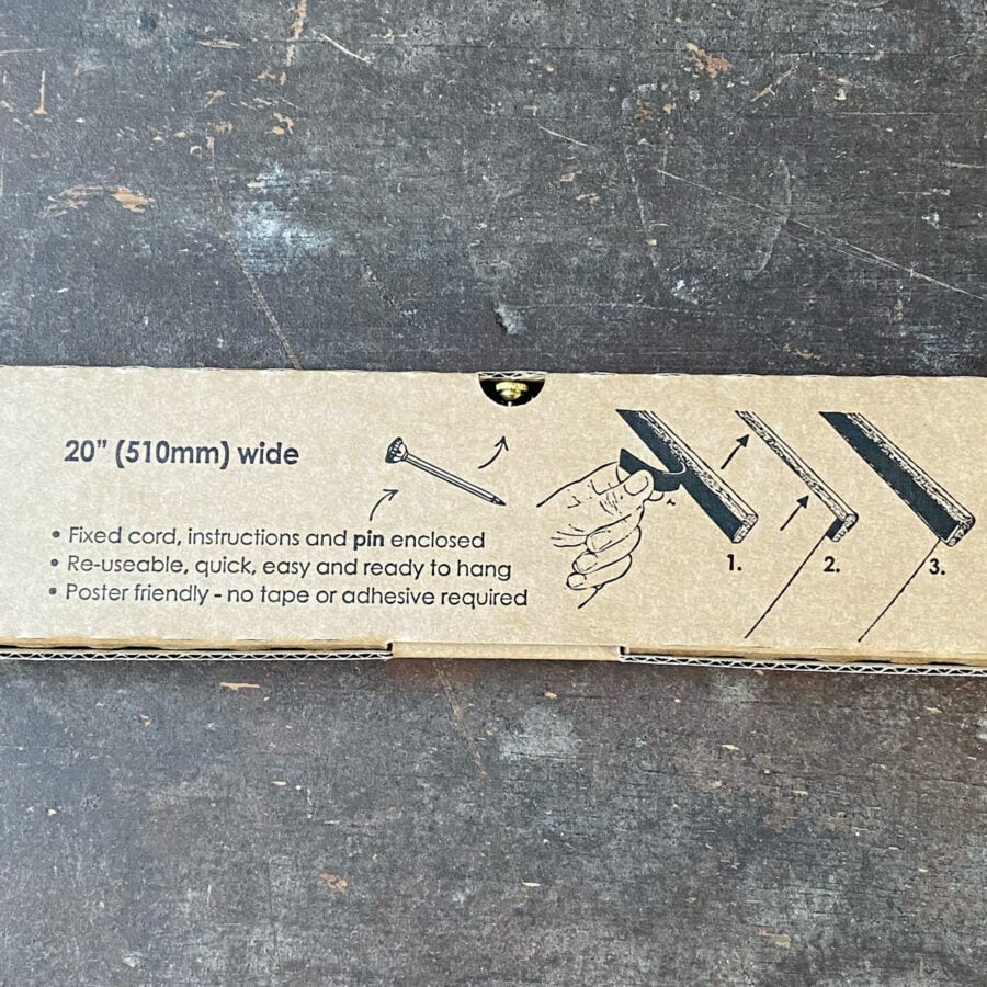 Oak Poster Hanger