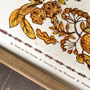 Oh, September Letterpress Poster Jen Whiskerd - Image 4