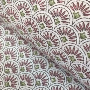Oilcloth Scallop - Pink - Image 1