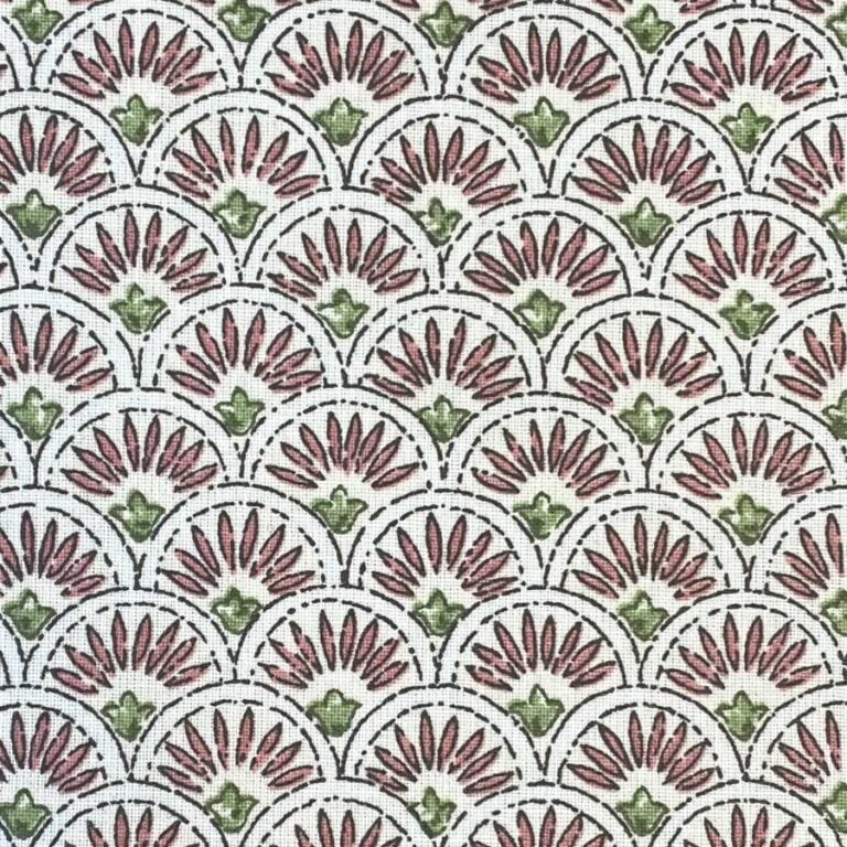 Oilcloth Scallop - Pink - Image 2