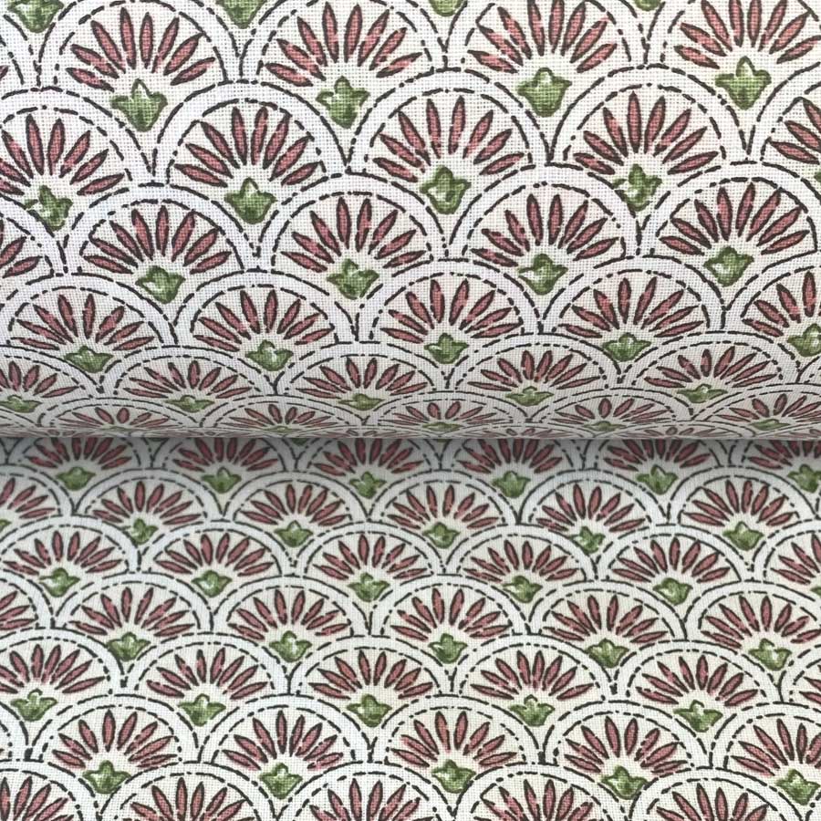 Oilcloth Scallop - Pink