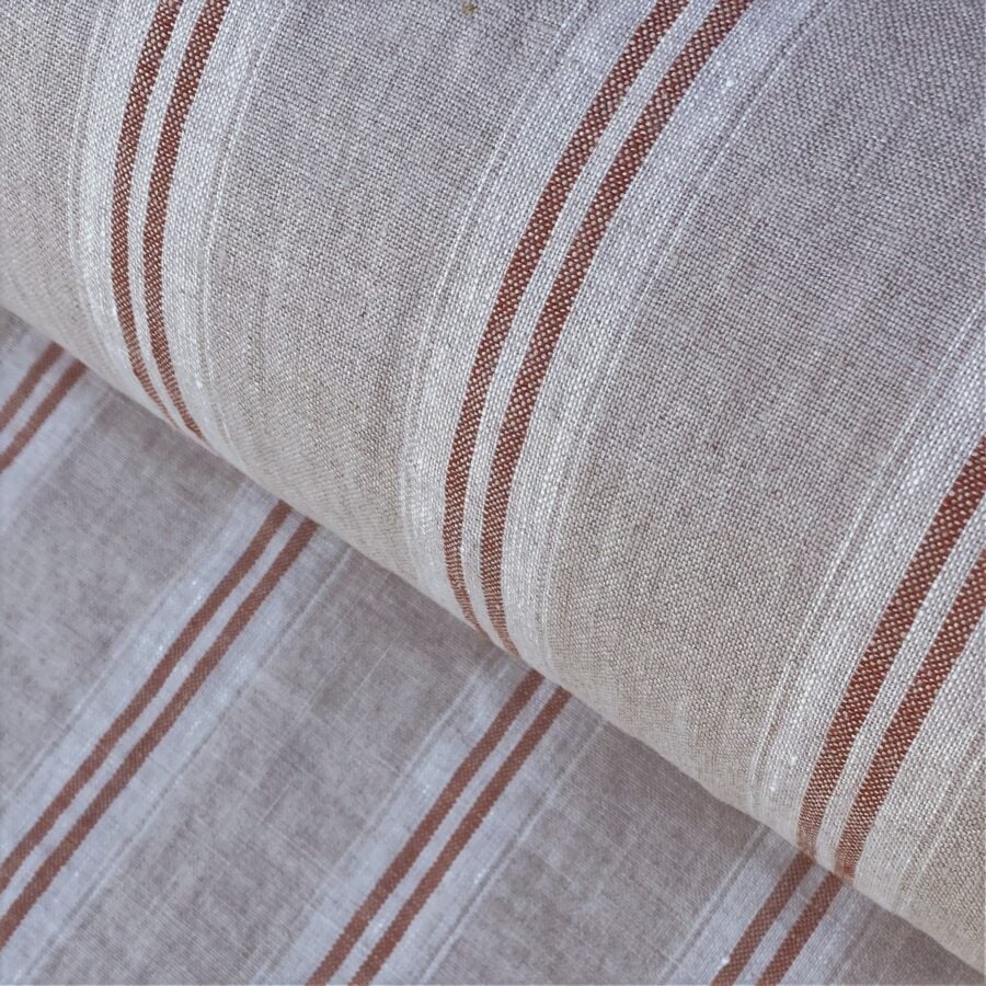 Linen Striped Fabric