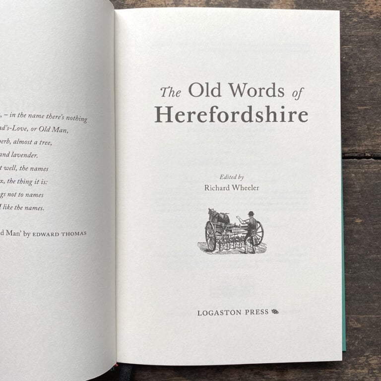 The Old Words of Herefordshire Edited by Richard Wheeler - Image 2